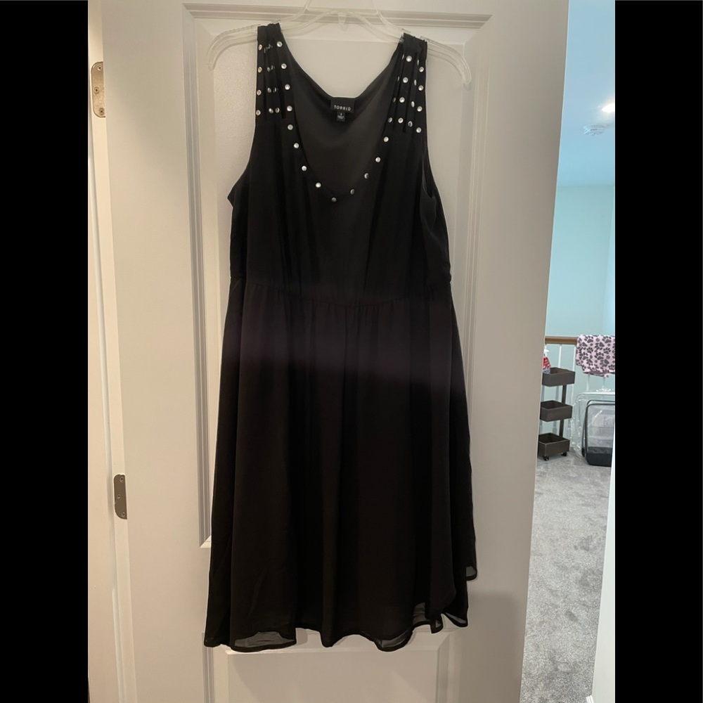 Chiffon Little Black Dress